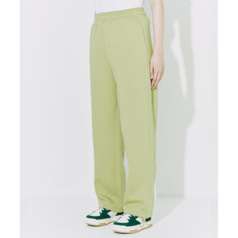 

WHATITISNT Womens Angel Florey Straight Sweatpants Apple Green
