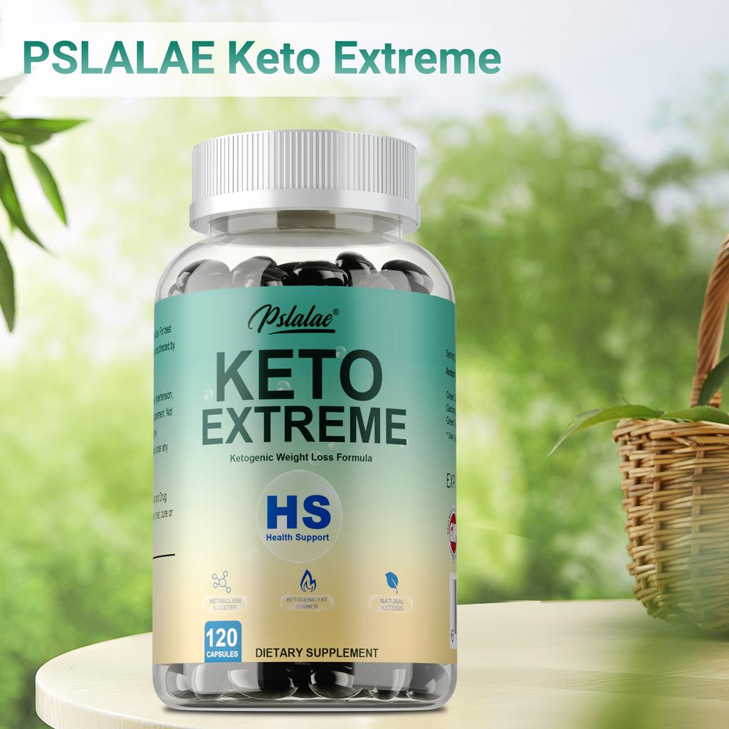 Complex ketogenic extract capsules, containing green tea extract and Garcinia Cambogia extract, suitable for both men and women.