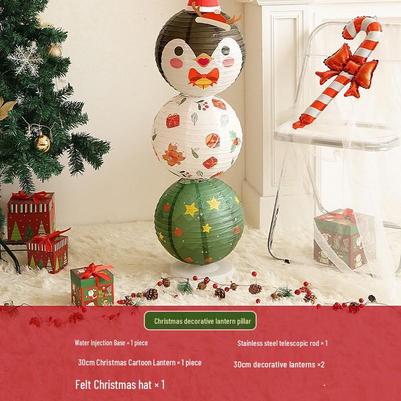 Christmas Lantern Ornaments for Mall and Store Window Displays