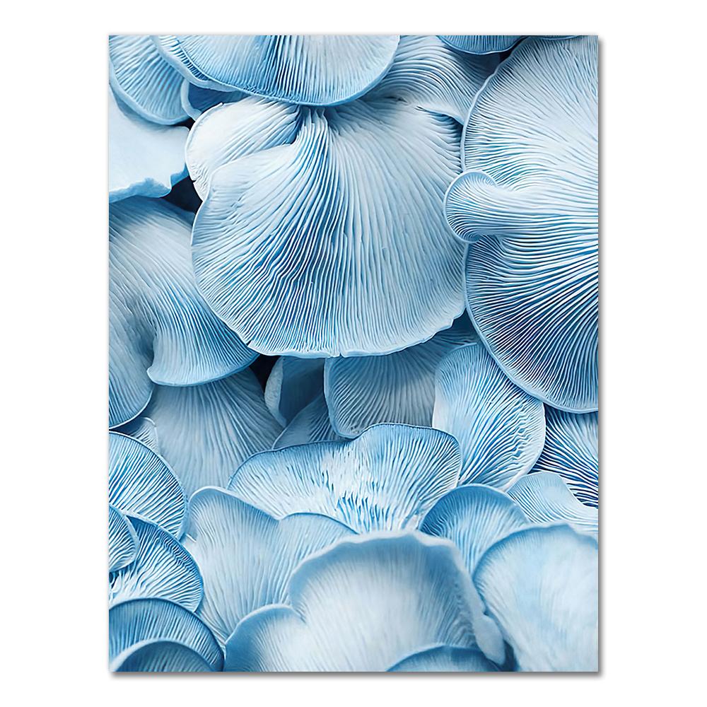 Blue Dandelion Rose Leaf Sea Quote Wall Art Canvas Painting Nordic Posters And Prints Plant Wall Pictures For Living Room Decor