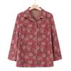 Yuzhaolin Women's Long Sleeve Cardigan Shirt for Mid-Aged & Elderly