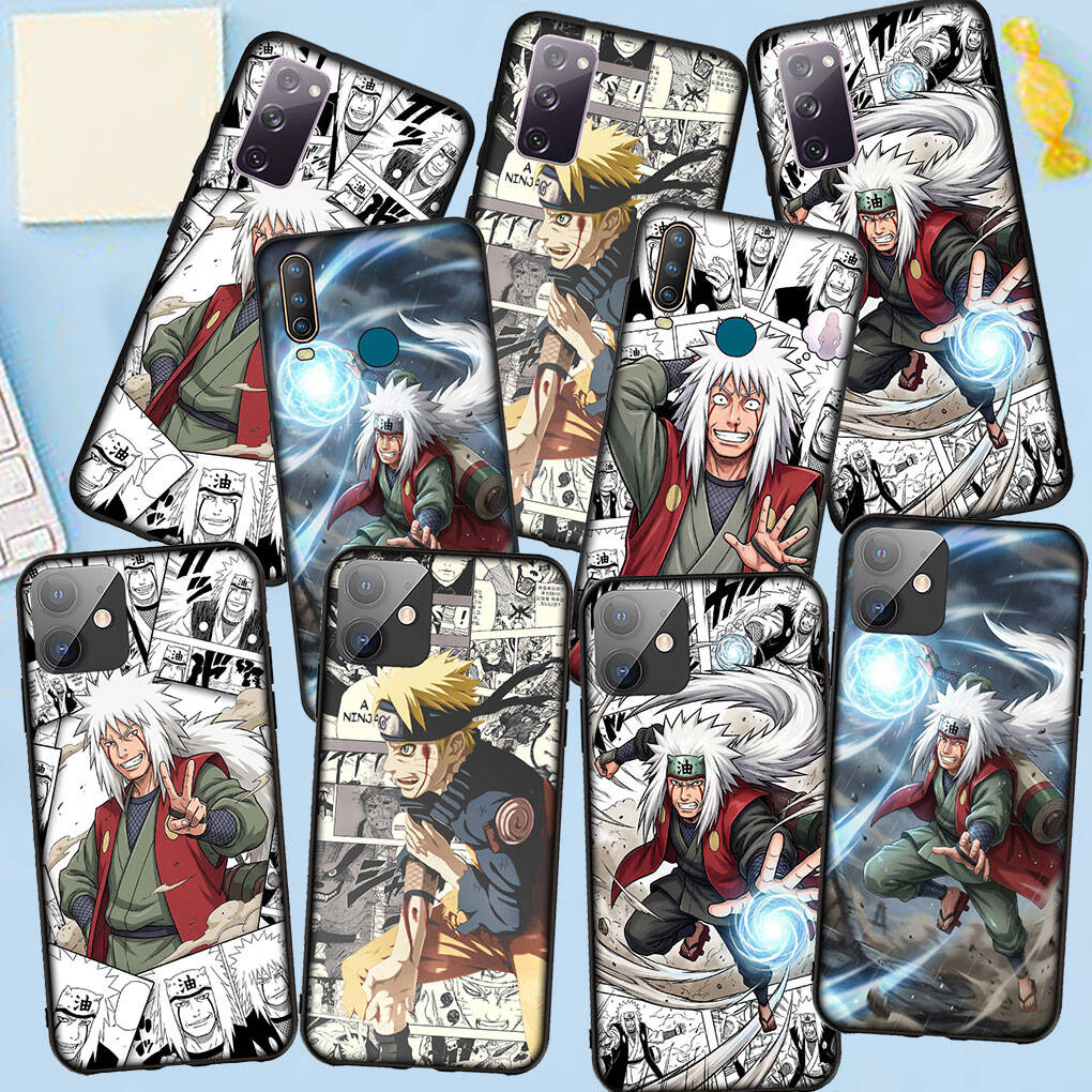 Phone Case for iPhone 17 15 16 Plus Redmi Note 14 12 11 13 Pro Max Huawei P30 P20 Lite Y9 OPPO A60 A40 A80 A38 A54 Cartoon Jiraiya Narutos Anime Cover