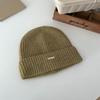Weiche Damen-Strickmütze aus Wollmischung - Japanischer Stil, Vielseitige & Warme Retro-Wintermütze.