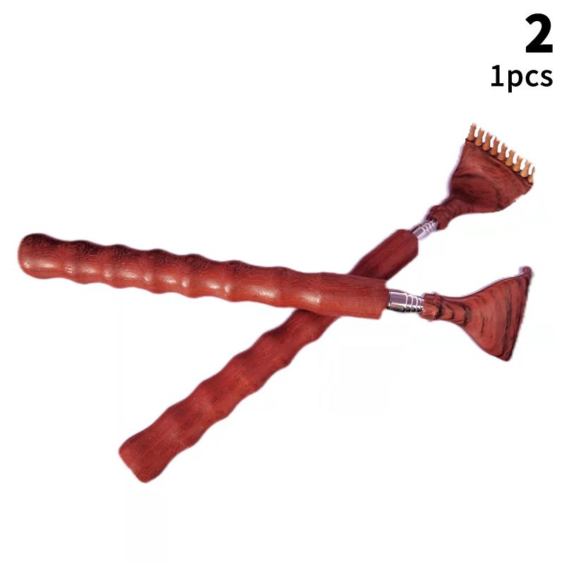 

Палисандр/куриное крылышко Дерево Нержавеющая сталь Регулируемая чесалка для спины Массаж спины Телескопический противозудный масштабируемый массажер с когтями