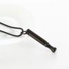 Meditation Regulates Breathing to Decompress Men and Women Small Waist Round Tube Whistle Pendant