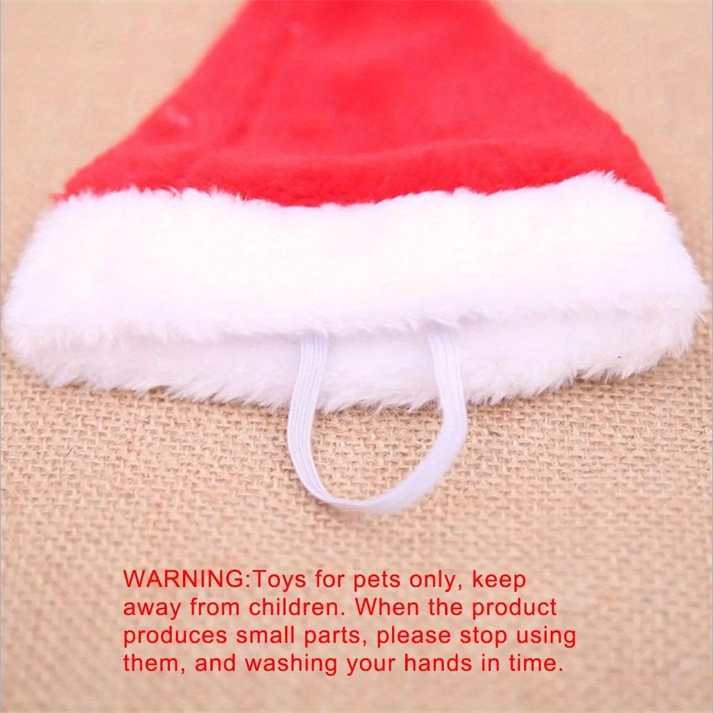 1/3pcs-Pet Christmas hat pet cat dog Christmas hat plush Christmas hat headdress dog Cosplay clothing accessories