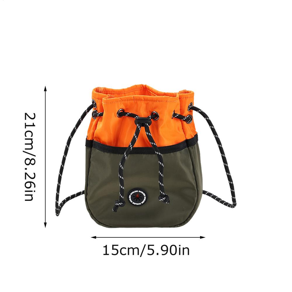 

Dog Treat Pouch Puppy Training Treat Pouch Shoulder Bag Adjustable Snacks Holder Large Capacity Design For Outdoor Animals зелёный