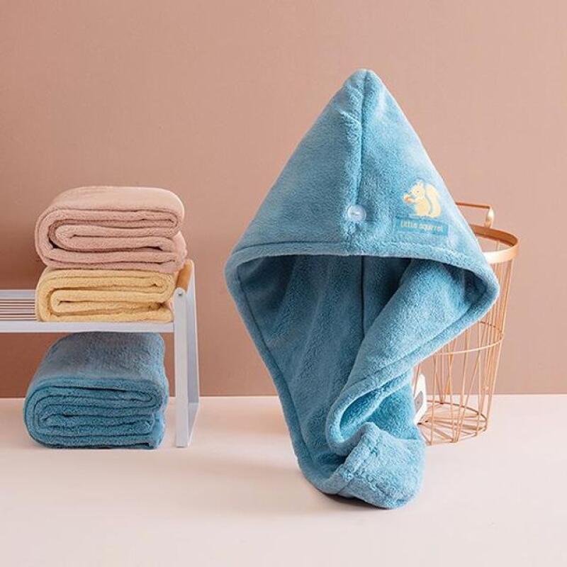 

Microfiber Quick-Drying Double-Ply Hair Cap [WBB89F3] Yellow sloth (002701)