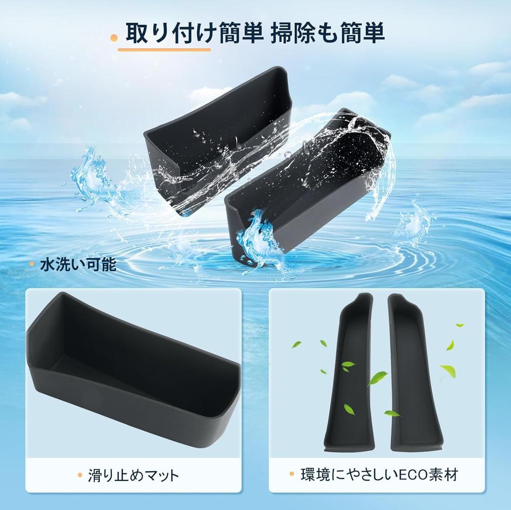 40 Series Z Grade Door Pocket New Alphard 40 Trash Can Alphard 40 Door Handle Storage Box BIXUANToyota Alphard/Vellfire 2023+