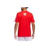 Adidas Rose Dynasty Large Front Logo Print Crew Neck T-Shirt Men Tops Red IC8106