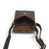 Gender-Neutral Vintage Sling Bag - Pull-Up Leather Crossbody Purse, Compact Cowhide Shoulder Bag with Phe Pocket
