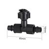 5Pcs 16mm Drip Irrigation Barbed Bypass Valve Tee Joint Drip System Water Diverting Valve For Drip Irrigation Hose Adapter