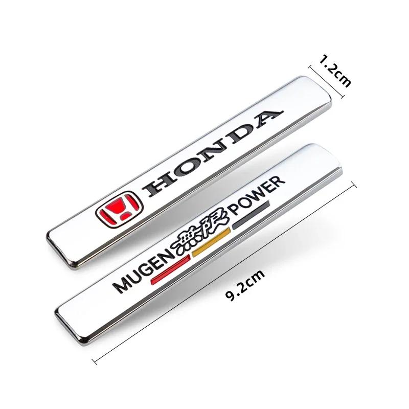 APO1 For Honda Civic Fit Jazz Accord Pilot CRV Odyssey City 3D Metal Car Emblem Stickers Side Fender Tail Trunk Styling Accessories