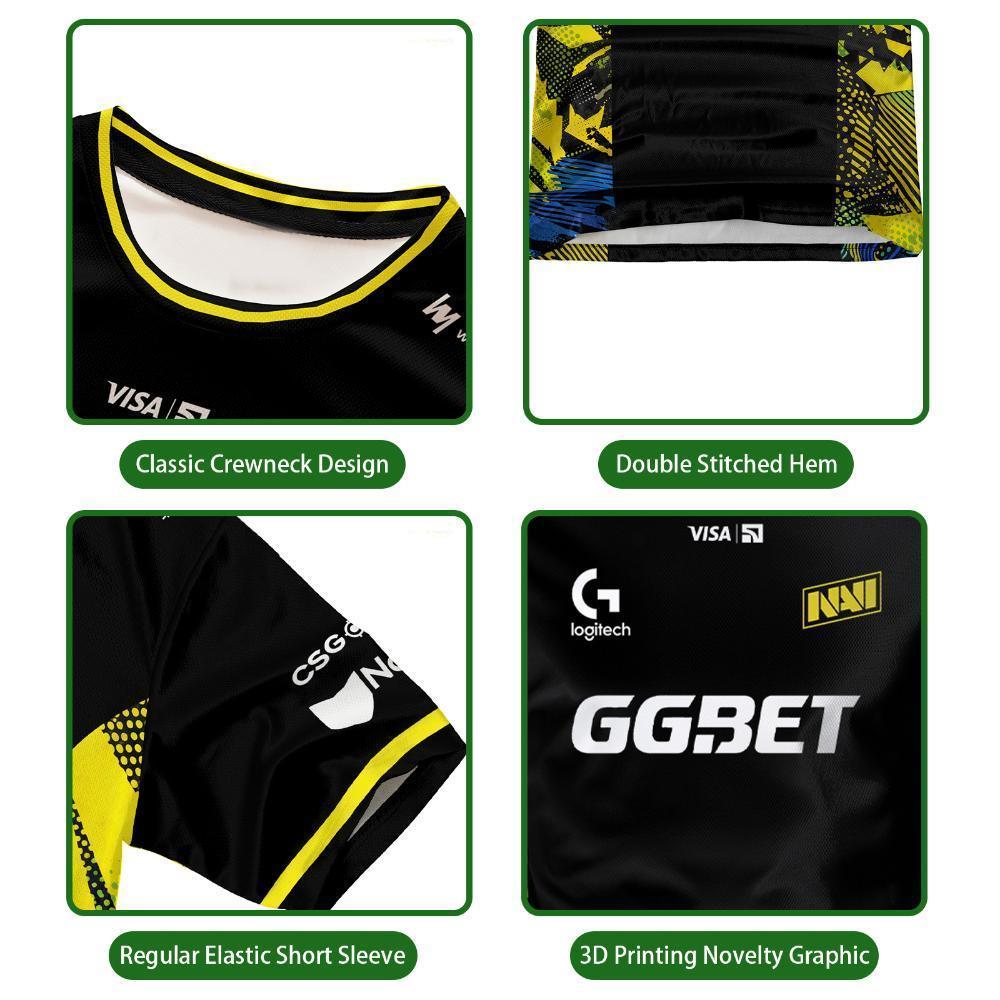 Club de Esports NAVI 26 Camisetas CS2 Major Juego Transpirables de Secado Rápido Camisetas Personalizables para Hombre Mujer Manga Corta Camiseta Regalo para Fan