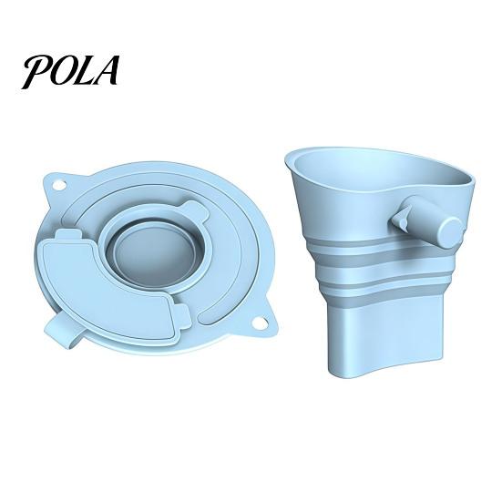 Dry Ingredient Pouring Funnel Flour And Bowl Cover for Kitchen Aid Mixer, Mess Free Silicone Collapsible Shield Attachment, 3 in 1 Mixer Accessories