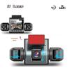 4-Channel Dash Cam, Front, Rear & Inside, 1080P Car Camera, Night Vision, G-Sensor, Driving Video Recorder