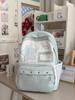 Schoolbag Sweet Wind Milk Blue Striped Stars Student Backpack Korean ins Vitality Age Reduction Travel Small Backpack