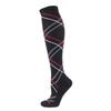 Huayasx Sports Compression Socks Pressure Rhombic Stripes Ball Love Hearts Stars Leopard Arrow Elastic Stockings Outdoor Sports