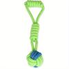 Washable Durable Dog Rope Knot Ball Interactive Tug Of War Teeth Cleaning Training Toy For Small Medium Dogs