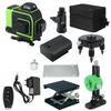 16 Line Laser Level Green Laser Level Line 4D Self-Leveling 360 Horizontal Vertical Cross Super Powerful Laser Level Remote Control 4000mAh Battery