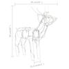 3 Piece LED Reindeer Set Christmas Decoration 229 LEDs