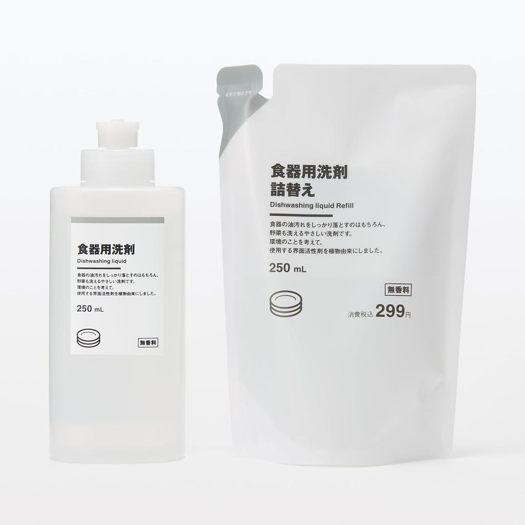 MUJI dish detergent refill 250mL MAI01A2A