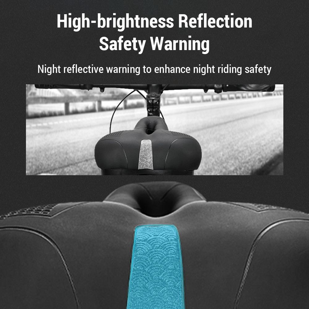 Dual Shock Absorbing Ball Bike Saddle Memory Foam Bicycle Saddle Bike Seat Cushion