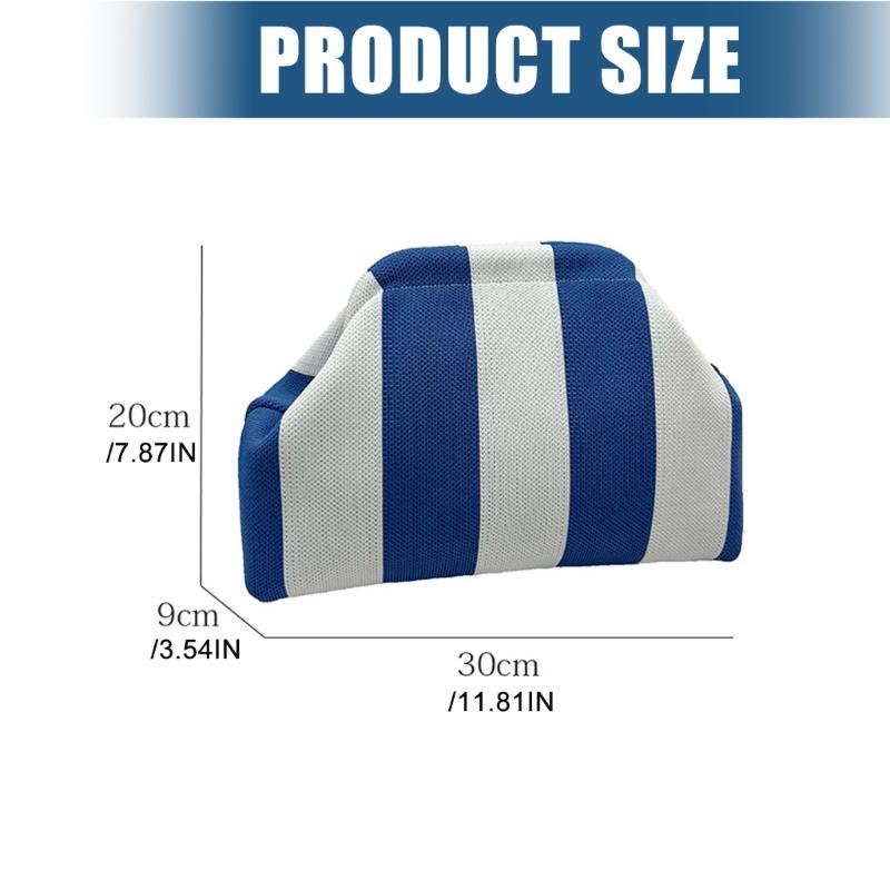 Striped Mahjong Accessory Pouch, Soft Polyester Handheld Bag for Game Pieces, Cosmetics, Keys and Daily Carry Use