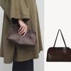 The Row Peggy Cowhide Clutch: 2025 Women's Large-Capacity Shoulder Bag