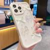 3D Bow Pearl Decorated Phone Case For iPhone 17 16 15 14 13 12 11 Pro Max 16E XS X XR 7 8 Plus SE Shockproof Silicone Soft Cover