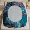 1PC Japanese Style Bed Sheet Soft Digital Print Fitted Sheet Without Pillowcase Bedroom Decor Gift For Birthday Bed Linen