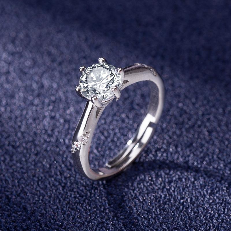 Sace Gems Classic Copper Alloy Zircon Ring Ladies Jewelry Wedding Promise Party Gift
