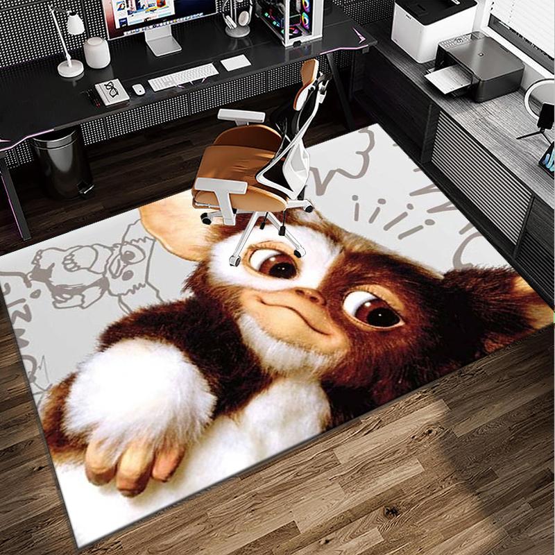 Mysterious Little Monster Office Rug Chair Mat, Game Carpet, Suitable for Front Door, Bedroom, Living Room, Desk, Holiday Gift