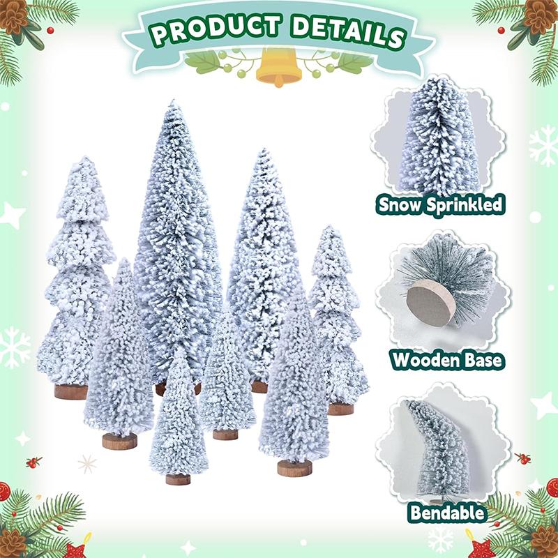 15-30cm 1Pc Christmas Decoration Xmas Tree Small Cedar Pine for Home Room Decoration Party New Year Gifts 2025 Navidad Ornaments