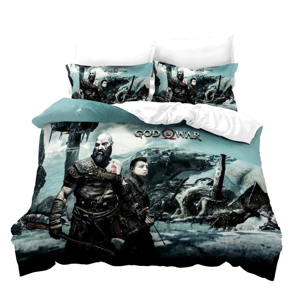 Movie Game Three-Piece Quilt Cover Printing 3D Digital Printing Quilt Kit