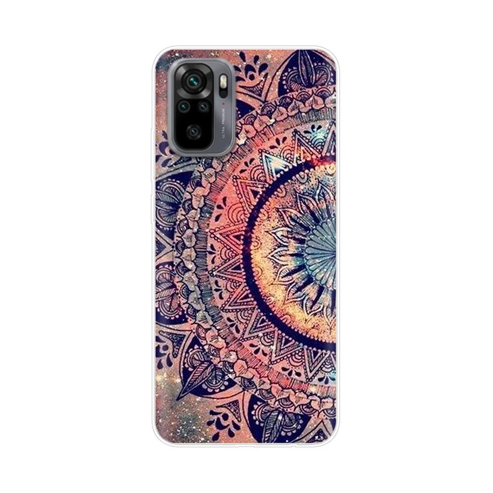 Silikon Blumen Handyhülle Für Xiaomi Redmi Note 10 Hülle 6.43'' Schöne TPU Rückseite Für Xiomi Redmi Note10 Pro Bumper Hüllen