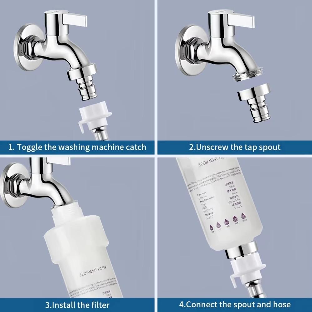 Water Filter Purifier Washing Machine Water Heater Pre-filter Sink Water Filtration Shower Head Filter Bathroom Accessories