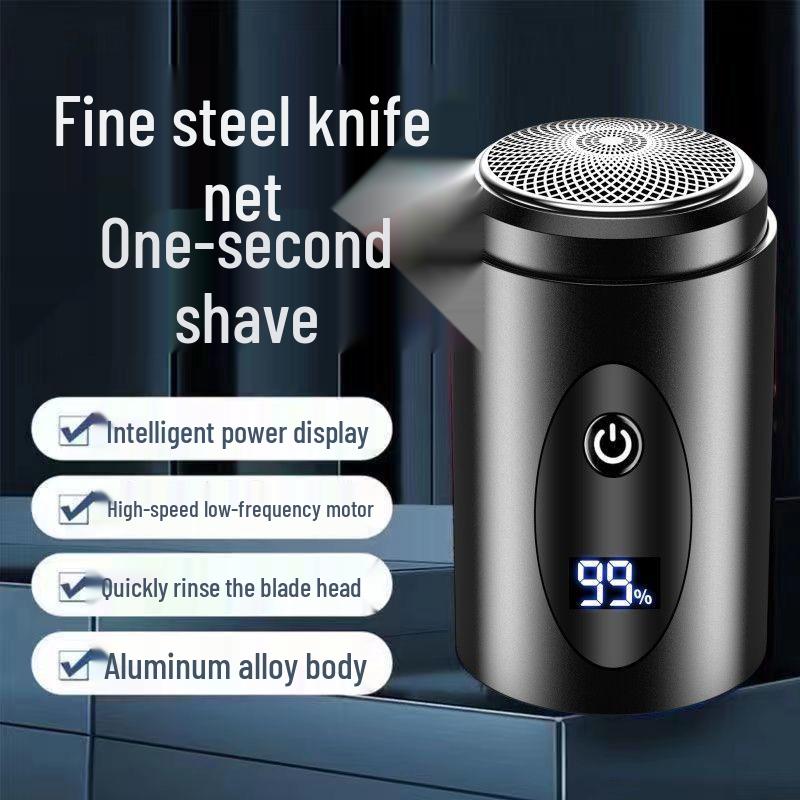 Mini Electric Shaver - Portable, Fast Charging, Type-C Interface for Men