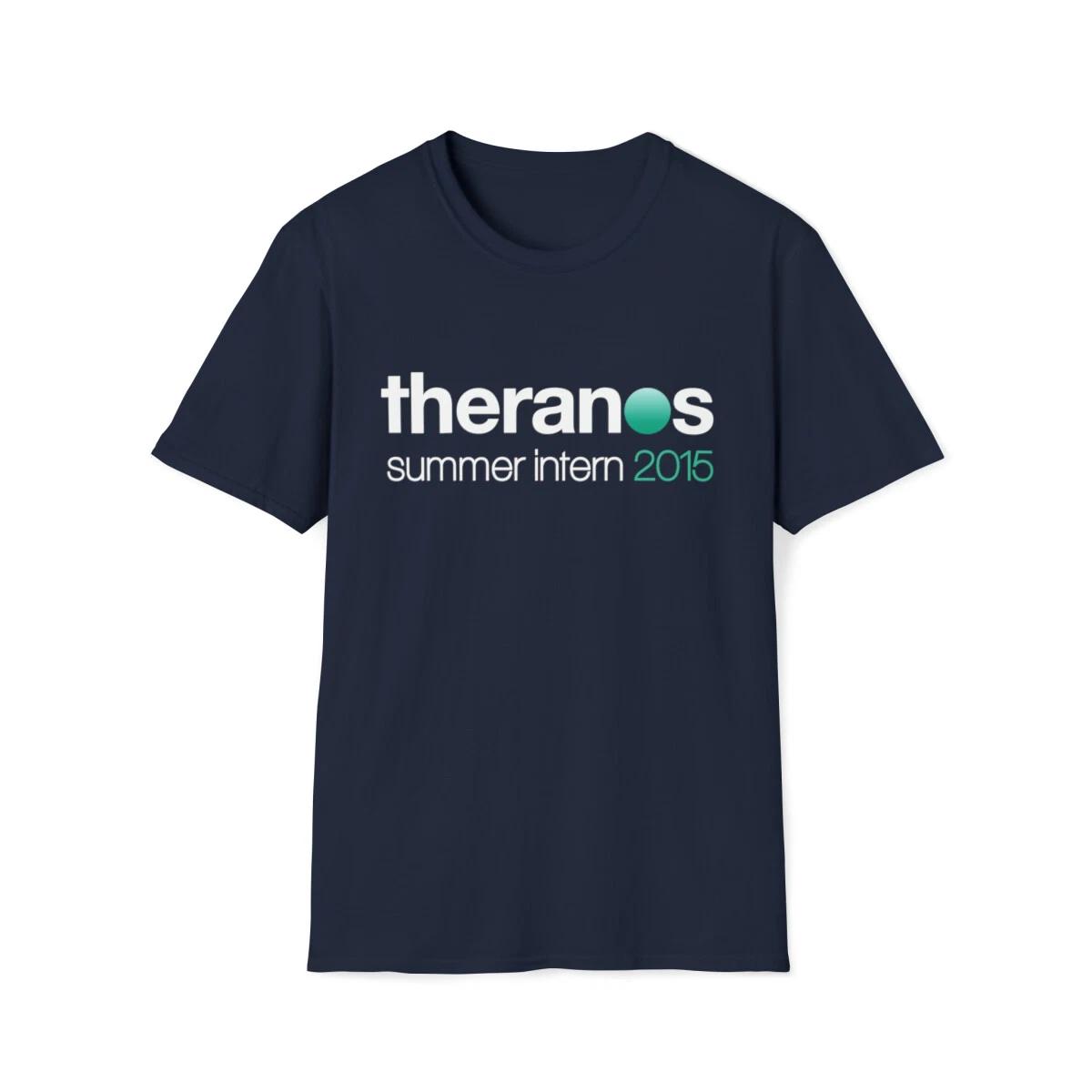 Theranos Summer Intern 2015 Crewneck T-Shirt, Elizabeth Holmes, Bad Blood XL