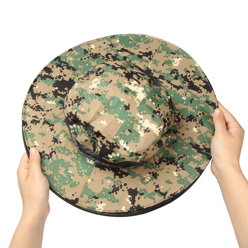 Summer Casual Insect Bee Protection Foldable Outdoor Sunscreen Fishing Cap Mosquito Hat Repellent Protection