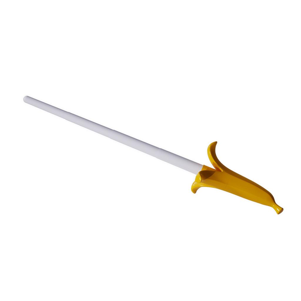 3D Banana Sword Anxiety Reduce Toy for Children Funny Retractable Sword Toy Office Adult Stress Relief Role Play Props
