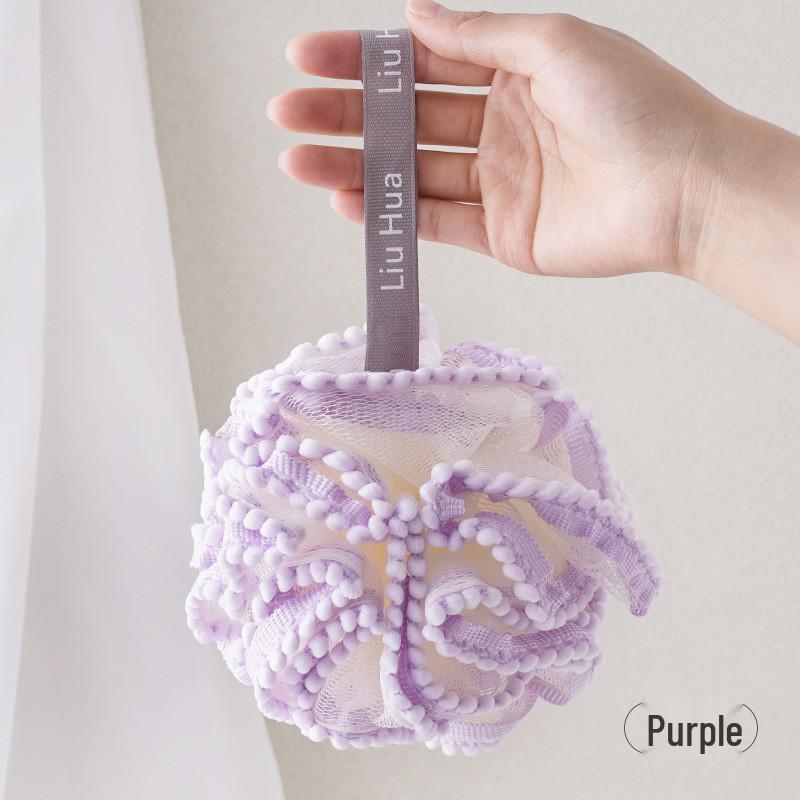 Cute Little Yellow Duck Soft Bristle Bath Brush for Adults & Kids - Long Handle Back Scrubber