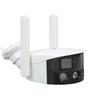 Dual Lens Camera HD 180 Degrees  View 4MP WIFI IP65 Waterproof 2 Way Intercom Motion Tracking Surveillance