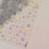 White Flower Petal Cherry Blossom Peach Blossom Falling Petal Floral Gradient 5D Self Adhesive Nail Art Sticker Manicure Decals