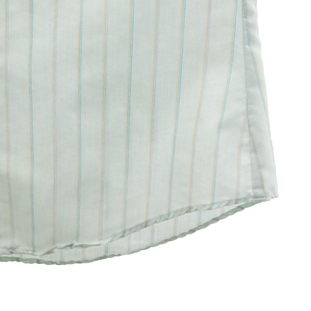Silver Collection by KARMAN 70s Vintage Striped Pattern Long Sleeve Western Shirt Men's Used