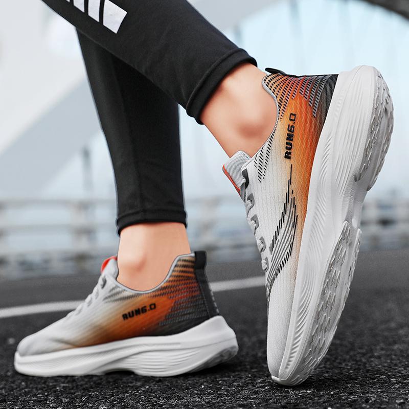 Herbst neues Paar rutschfeste Sneaker für Männer und Frauen Teenager Mode Schuhe Mesh-Oberfläche atmungsaktive Laufschuhe