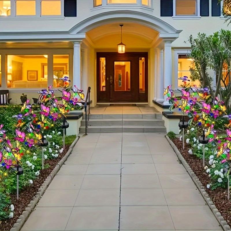 Solar Garden Colorful Butterfly LED Light, Solar Light Outdoor Waterproof, Outdoor Christmas Light, Courtyard Lawn Path Garden Decoration