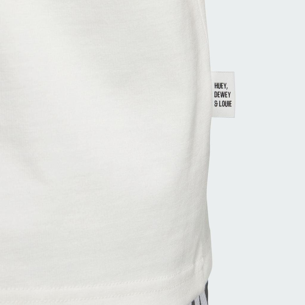 Adidas Disney Cotton Print Sports Short Sleeve T-Shirt Women Tops White JP1428