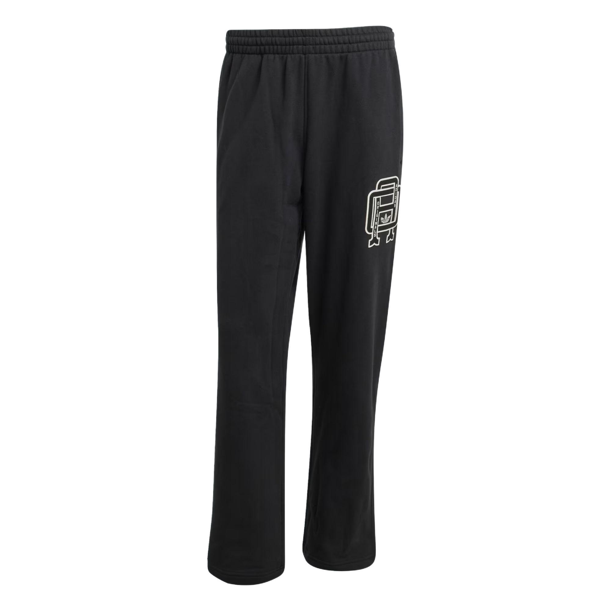 

Adidas Originals FW24 College Style Fashion Soft Versatile Casual Pants Men Bottoms Black JD3331 XL