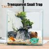 Aquarium Snail Trap Plastic Transparent Snail Catching Tool for Fish Tank Multifunctional Planaria Removal Aquarium Cleaning Supplies